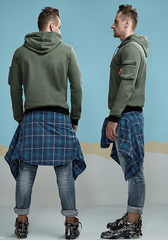 Causal Hooded Sweatshirt