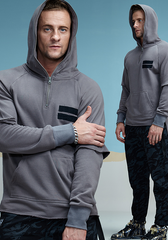 Cotton Zip Up Sweatshirt
