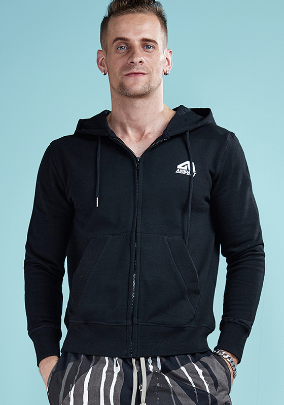 Classic zip up Cotton Sweatshirt