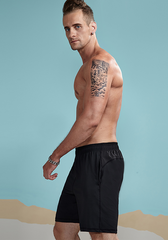 Elastic Waist Workout Shorts