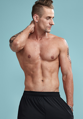 Elastic Waist Workout Shorts