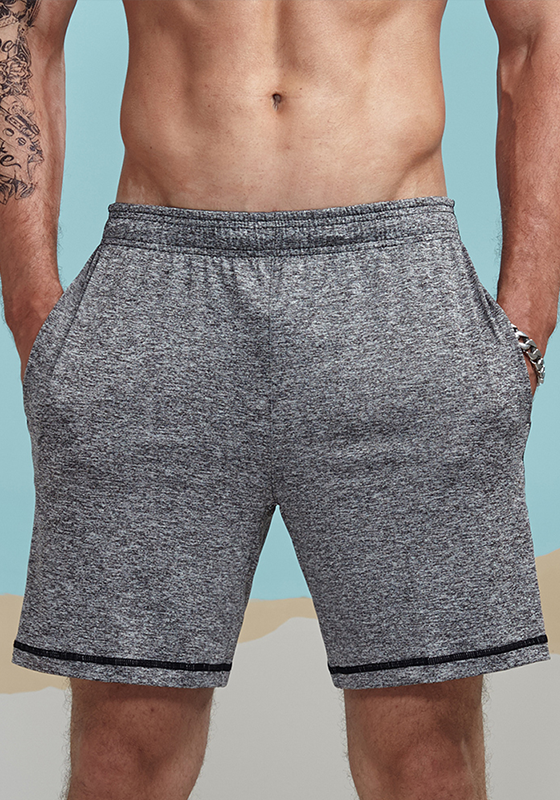 Elastic Waist Workout Shorts