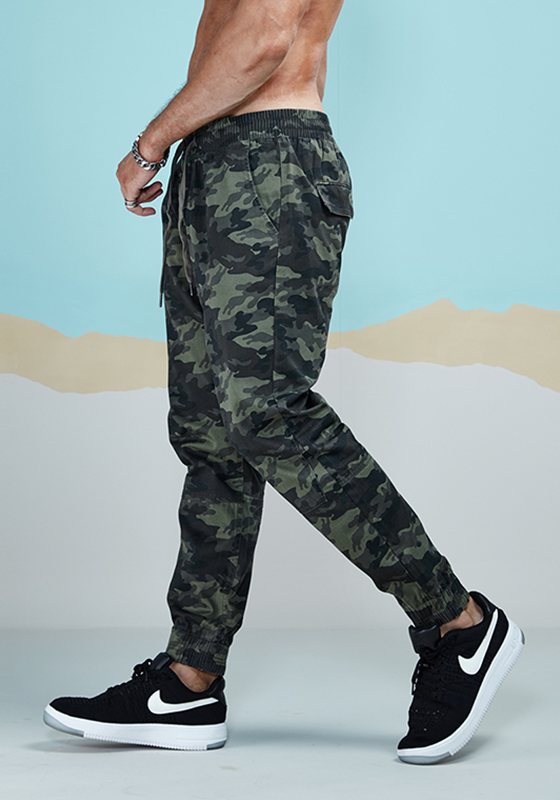 Camo Chino Joggers