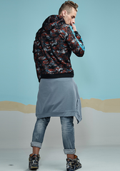 Camo Zipper Pocket Hoody