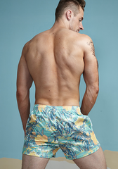 Breathable Beach Print Shorts