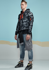 Camo Zipper Pocket Hoody