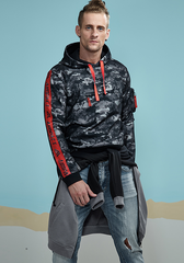 Camo Zipper Pocket Hoody