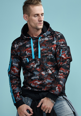 Camo Zipper Pocket Hoody
