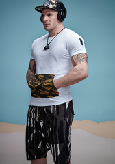 Camo Pocket Crew Neck Tshirt
