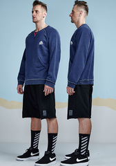 Denim Cotton Sweatshirt