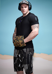 Camo Pocket Crew Neck Tshirt