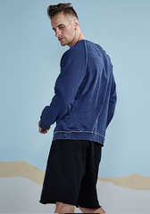 Denim Cotton Sweatshirt