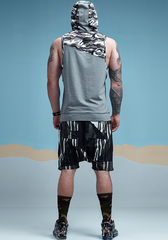 Camouflage Patchwork Tank Top
